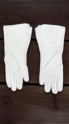 White Medieval Gloves