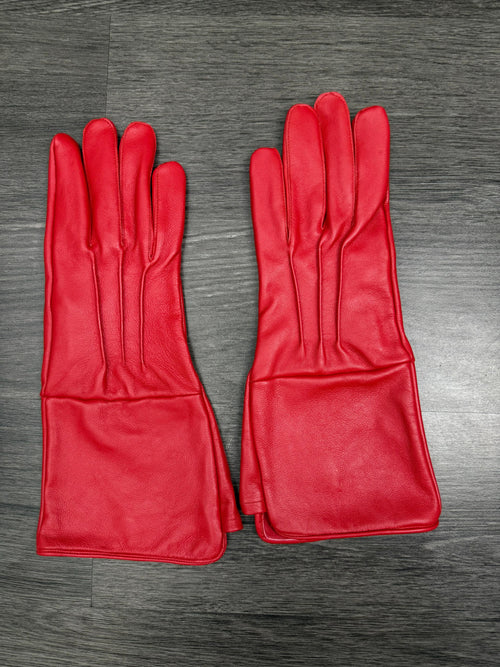 Red Medieval Gloves