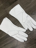 White Medieval Gloves