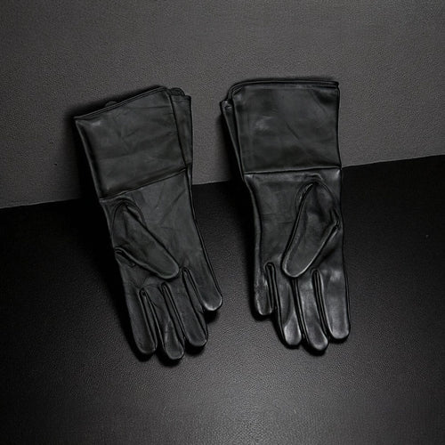 Black Medieval Gloves